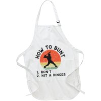 How To Bunt DonT Hit A Dinger Baseball Player Apron