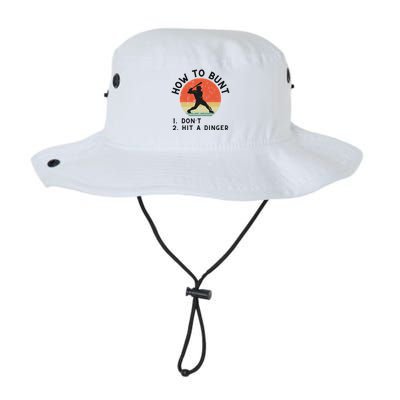 How To Bunt DonT Hit A Dinger Baseball Player Bucket Hat