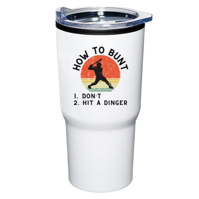 How To Bunt DonT Hit A Dinger Baseball Player Tumbler