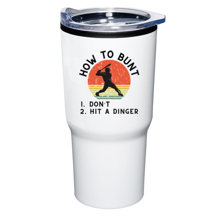 How To Bunt DonT Hit A Dinger Baseball Player Tumbler