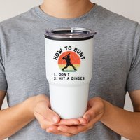 How To Bunt DonT Hit A Dinger Baseball Player Tumbler
