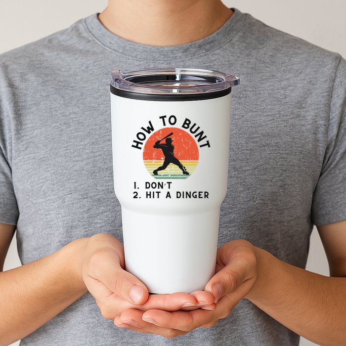 How To Bunt DonT Hit A Dinger Baseball Player Tumbler