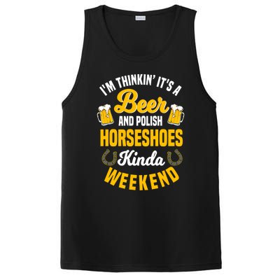 Horseshoe Trimming Beer Lover Ferrier Cow Cow Gift PosiCharge Competitor Tank