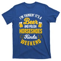 Horseshoe Trimming Beer Lover Ferrier Cow Cow Gift T-Shirt