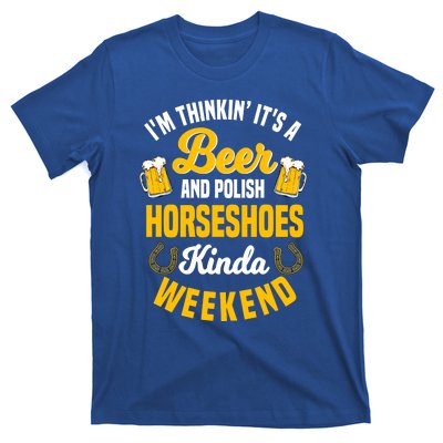 Horseshoe Trimming Beer Lover Ferrier Cow Cow Gift T-Shirt