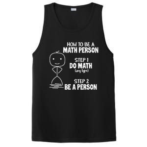 How To Be A Math Person Gift I Funny Match Teacher Gift PosiCharge Competitor Tank