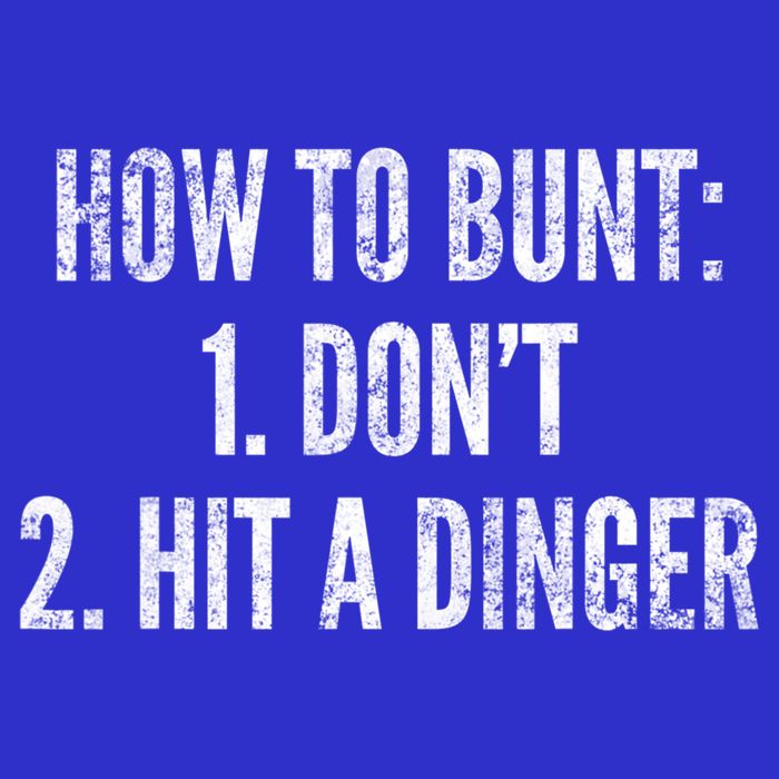 How To Bunt Hit A Dinger Funny Baseball Player Home Run Fun Cute Gift Visor