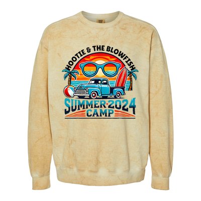 Hootie The Blowfish Summer 2024 Camping With Trucks Colorblast Crewneck Sweatshirt