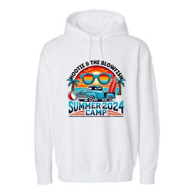 Hootie The Blowfish Summer 2024 Camping With Trucks Garment-Dyed Fleece Hoodie