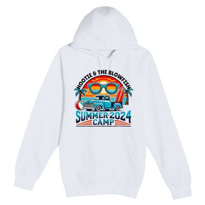 Hootie The Blowfish Summer 2024 Camping With Trucks Premium Pullover Hoodie