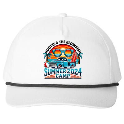 Hootie The Blowfish Summer 2024 Camping With Trucks Snapback Five-Panel Rope Hat