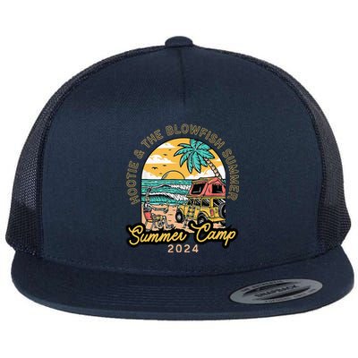 Hootie & The Blowfish Summer Camp 2024 Camping With Trucks Flat Bill Trucker Hat