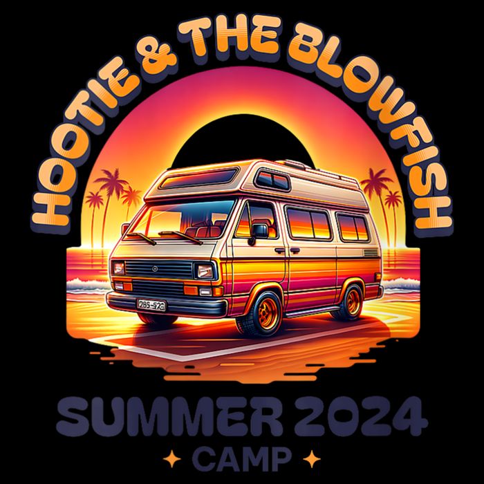 Hootie & The Blowfish Summer 2024 Camping Van Stripe Pom Pom Beanie