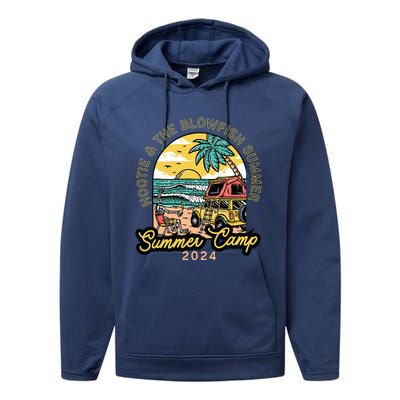 Hootie The Blowfish Summer Camp 2024 Camping With Trucks Performance Fleece Hoodie