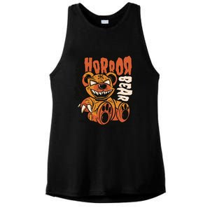 Horror Teddy Bear Ladies PosiCharge Tri-Blend Wicking Tank