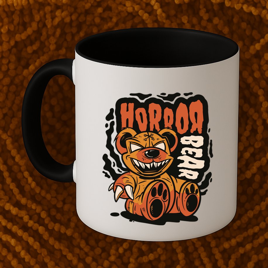 Horror Teddy Bear Mug