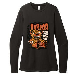 Horror Teddy Bear Womens CVC Long Sleeve Shirt