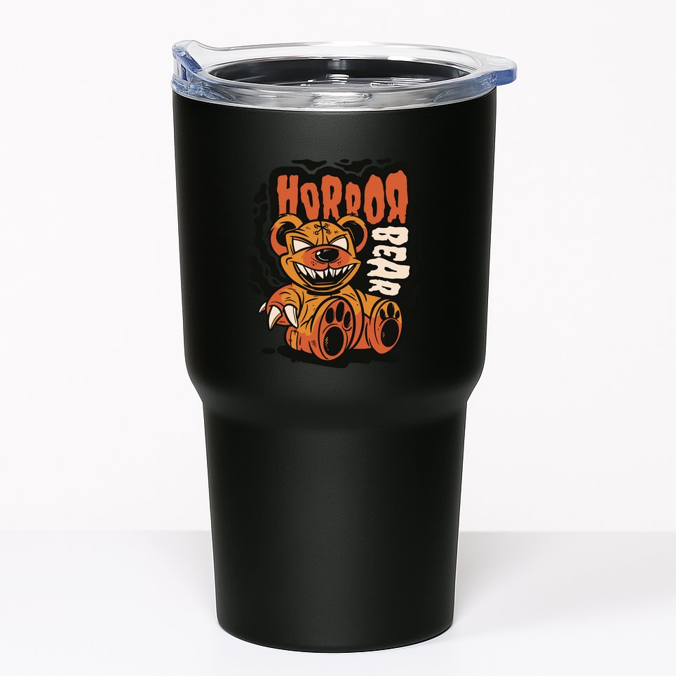 Horror Teddy Bear Tumbler