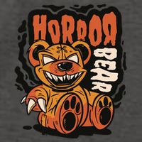 Horror Teddy Bear Vector Backpack