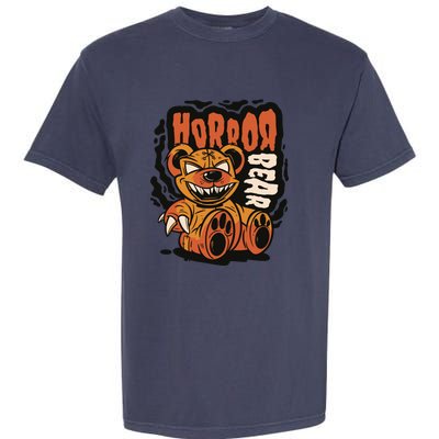 Horror Teddy Bear Garment-Dyed Heavyweight T-Shirt