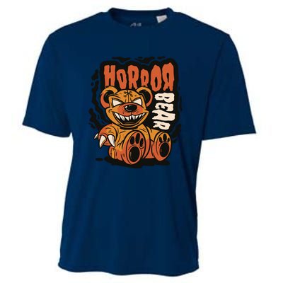 Horror Teddy Bear Cooling Performance Crew T-Shirt