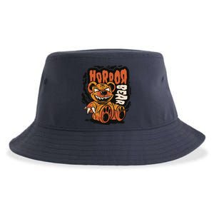 Horror Teddy Bear Sustainable Bucket Hat