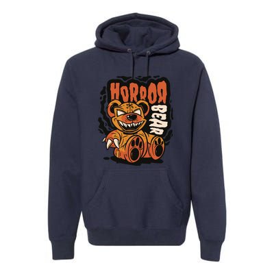 Horror Teddy Bear Premium Hoodie