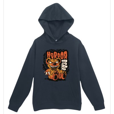 Horror Teddy Bear Urban Pullover Hoodie