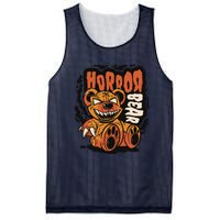 Horror Teddy Bear Mesh Reversible Basketball Jersey Tank