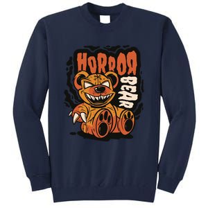 Horror Teddy Bear Tall Sweatshirt