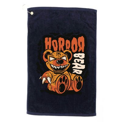 Horror Teddy Bear Golf Towel