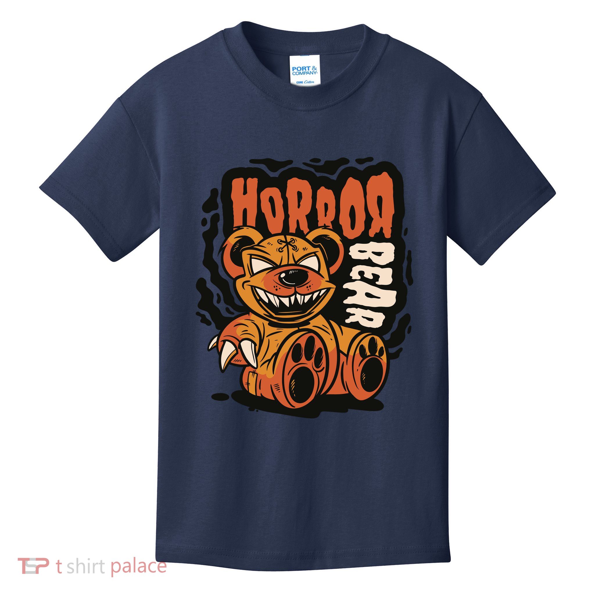 Horror Teddy Bear Kids T-Shirt