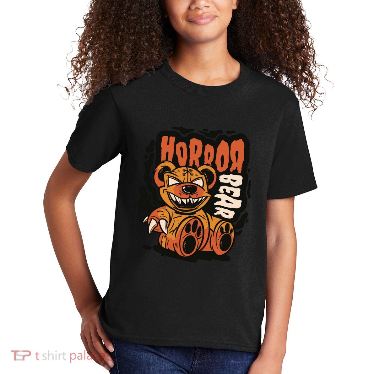 Horror Teddy Bear Kids T-Shirt
