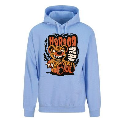 Horror Teddy Bear Unisex Surf Hoodie