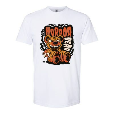 Horror Teddy Bear Softstyle® CVC T-Shirt