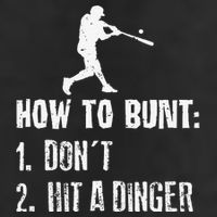 How to bunt don't hit a dinger for a Baseball Cool Comfort Performance Bucket Hat