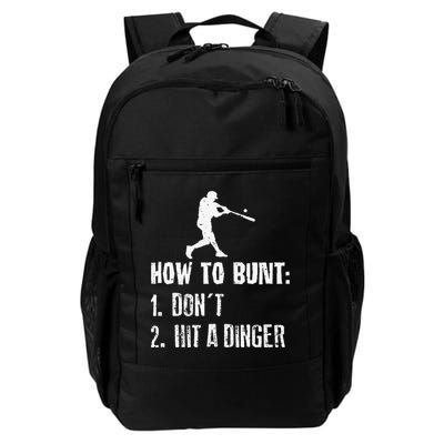 How to bunt don't hit a dinger for a Baseball Backpack
