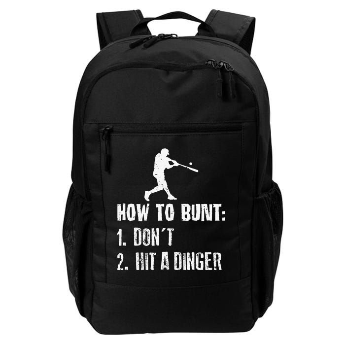 How to bunt don't hit a dinger for a Baseball Backpack