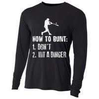 How to bunt don't hit a dinger for a Baseball Cooling Performance Long Sleeve Crew