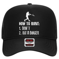 How to bunt don't hit a dinger for a Baseball Hat
