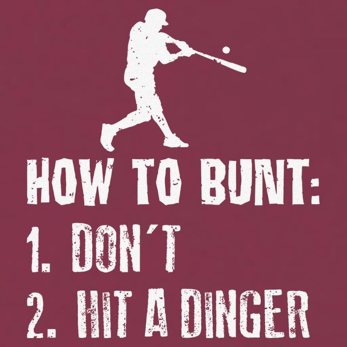 How to bunt don't hit a dinger for a Baseball 16oz Travel Tumbler