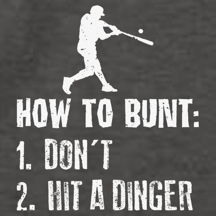 How to bunt don't hit a dinger for a Baseball Vector Backpack