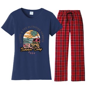 Hootie & The Blowfish Summer Camp 2024 Camping With Trucks Gift Women's Flannel Pajama Set