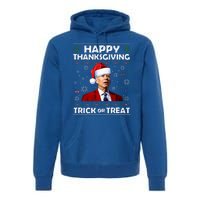 Happy Thanksgiving Biden Ugly Christmas Sweaters  Premium Hoodie