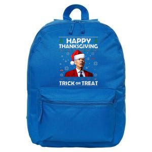 Happy Thanksgiving Biden Ugly Christmas Sweaters  16 in Basic Backpack