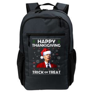 Happy Thanksgiving Biden Ugly Christmas Sweaters  Daily Commute Backpack