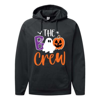 Halloween The Boo Crew For Adults Trick Or Treating Performance Fleece Hoodie