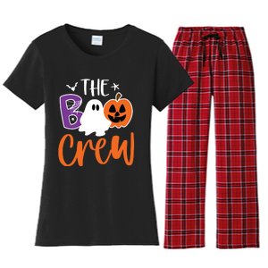 Halloween The Boo Crew For Adults Trick Or Treating Women's Flannel Pajama Set