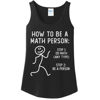 How To Be A Math Person Ladies Essential Tank