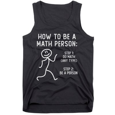 How To Be A Math Person Tank Top